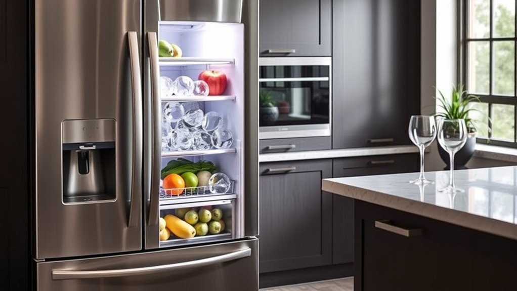 ice maker storage efficiency