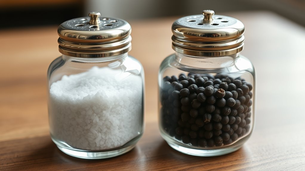 identify salt and pepper shakers