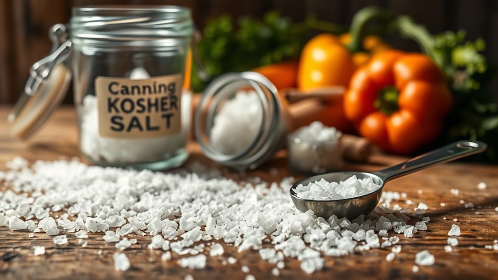 kosher salt for canning