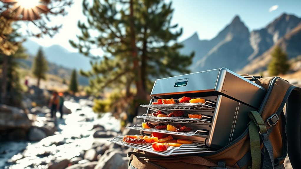 lightweight portable food dehydrator