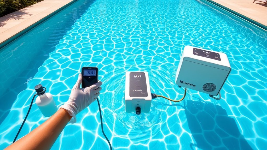 maintain balanced saltwater pool