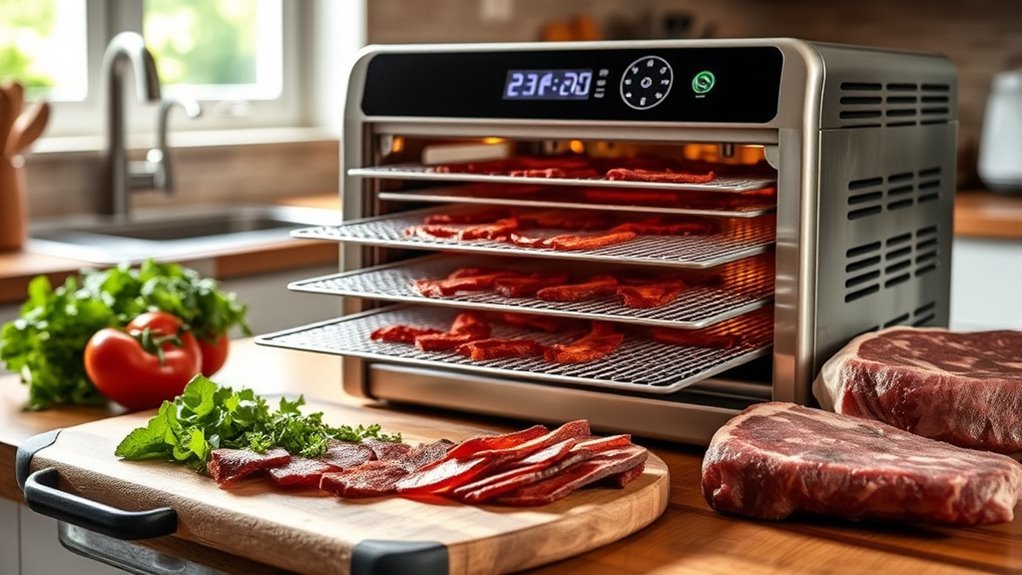 meat dehydrator key features
