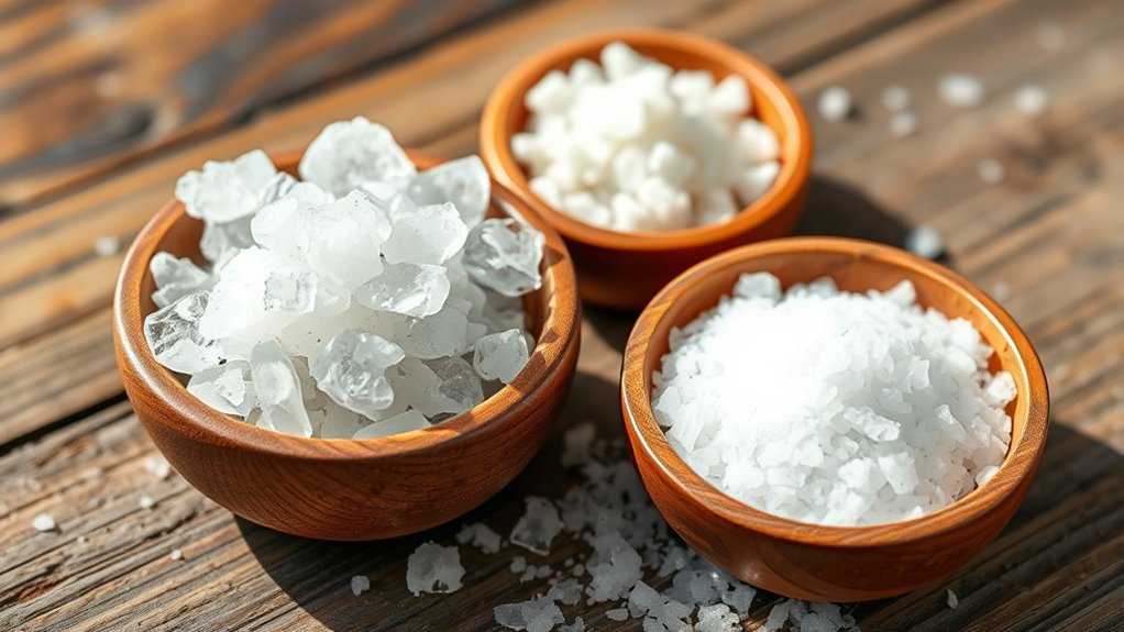 mineral content and crystal structure