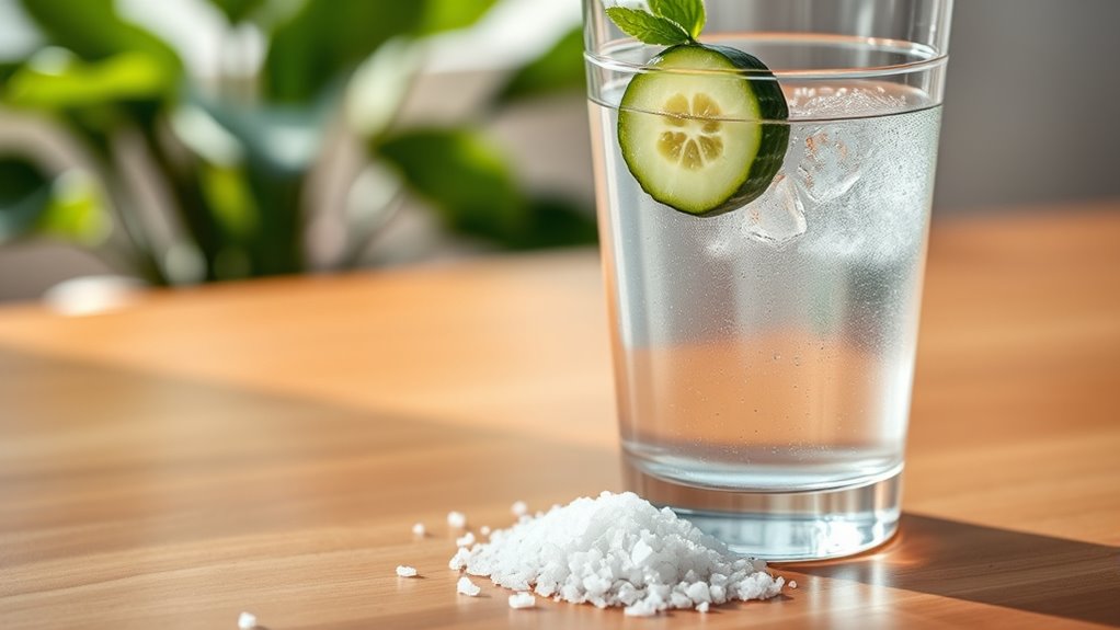 moderate salt maintains hydration