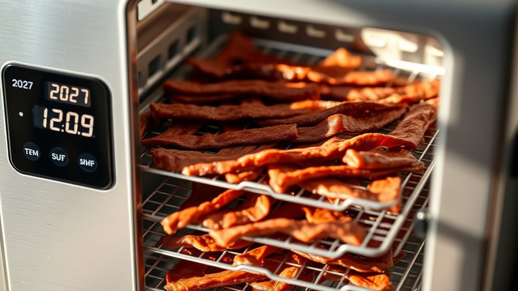 optimal jerky dehydration temperature