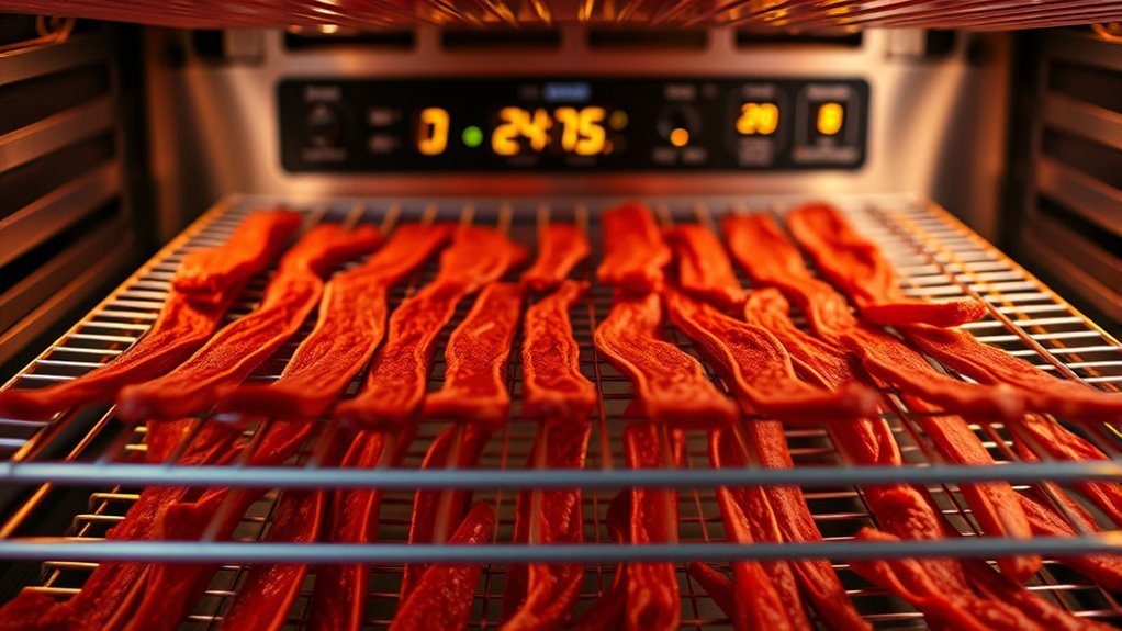 optimal jerky drying temperature