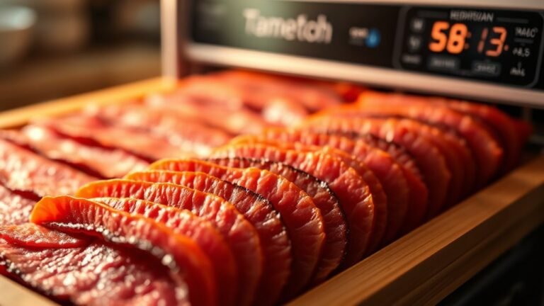 optimal jerky drying temperatures