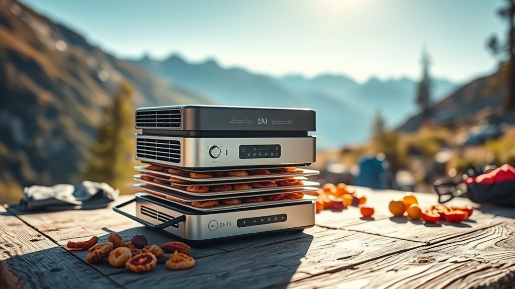 portable lightweight versatile dehydrator