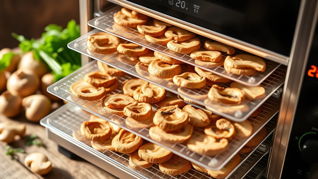 precise even mushroom drying