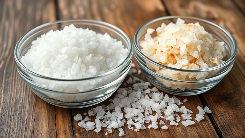 pure salt ensures clarity