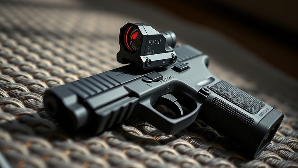 red dot size brightness compatibility