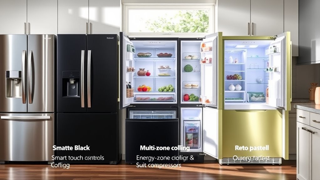 refrigerator capacity and features
