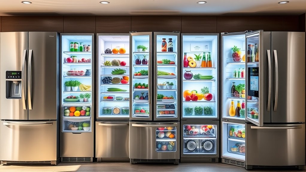 refrigerator features and efficiency