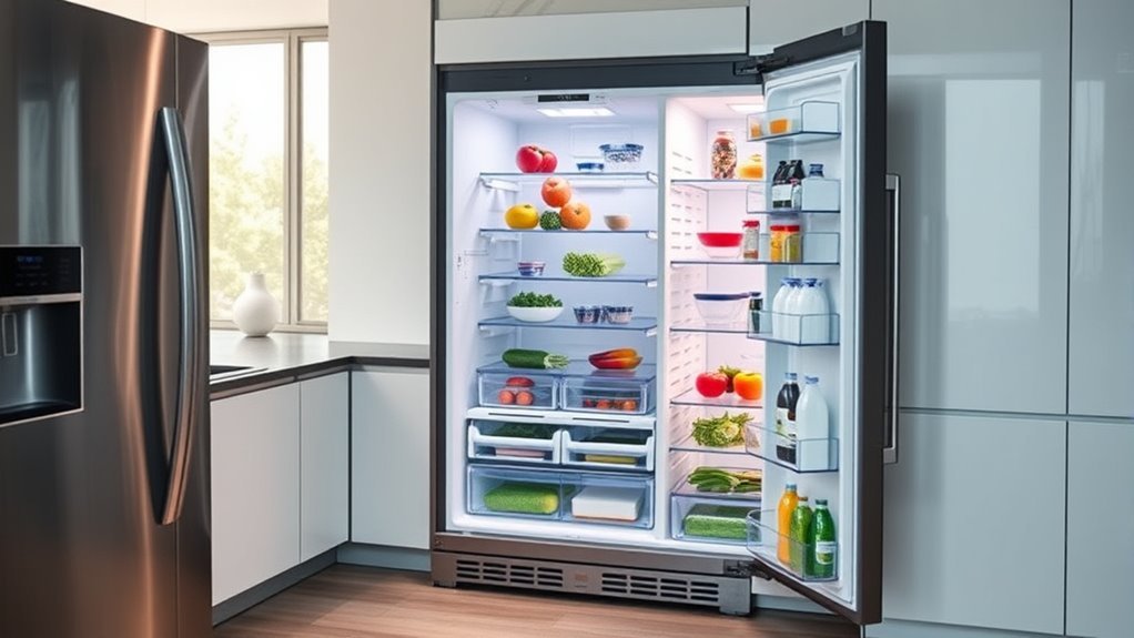 refrigerator features and options