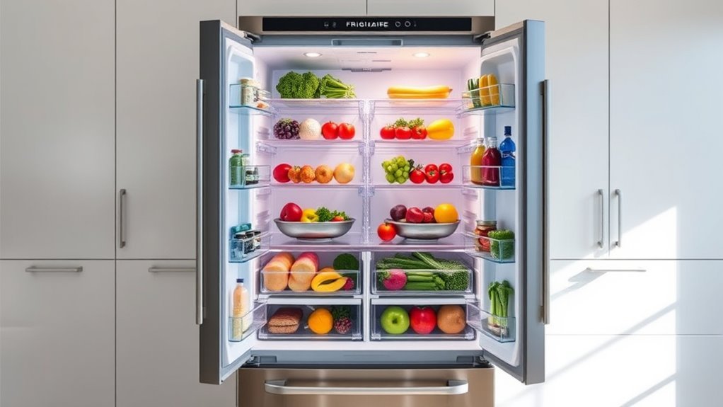 refrigerator size efficiency design