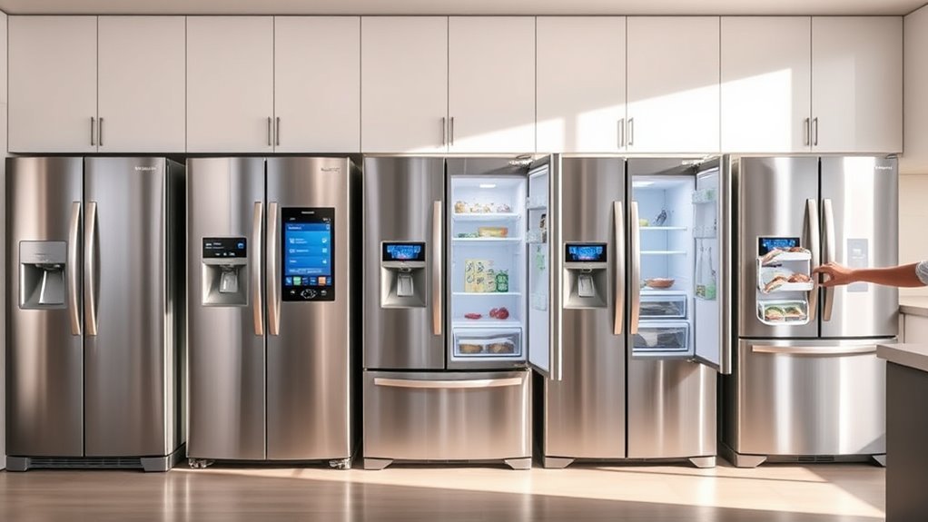 refrigerator size efficiency features