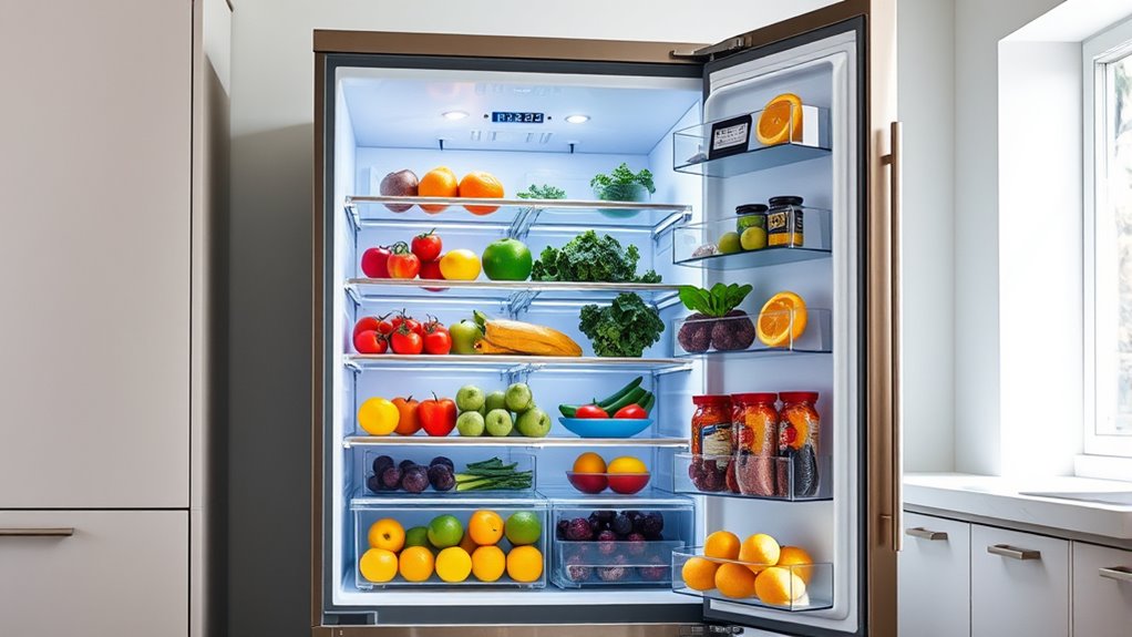 refrigerator size efficiency noise
