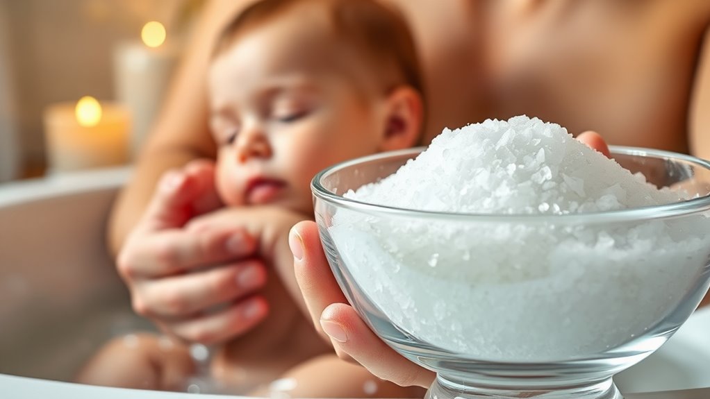 safe baby epsom salt use