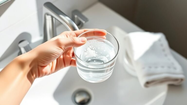 safe daily saltwater rinse