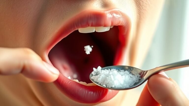 salt application for canker sores