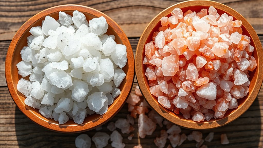 salt color indicates minerals