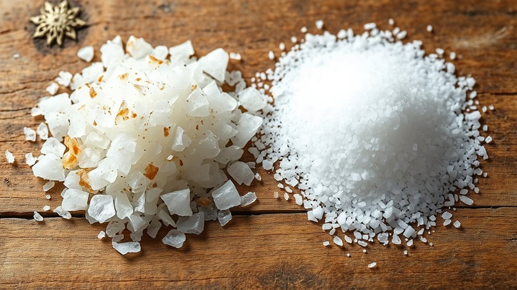 salt crystal size influences flavor