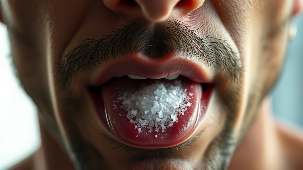 salt does not improve blood flow