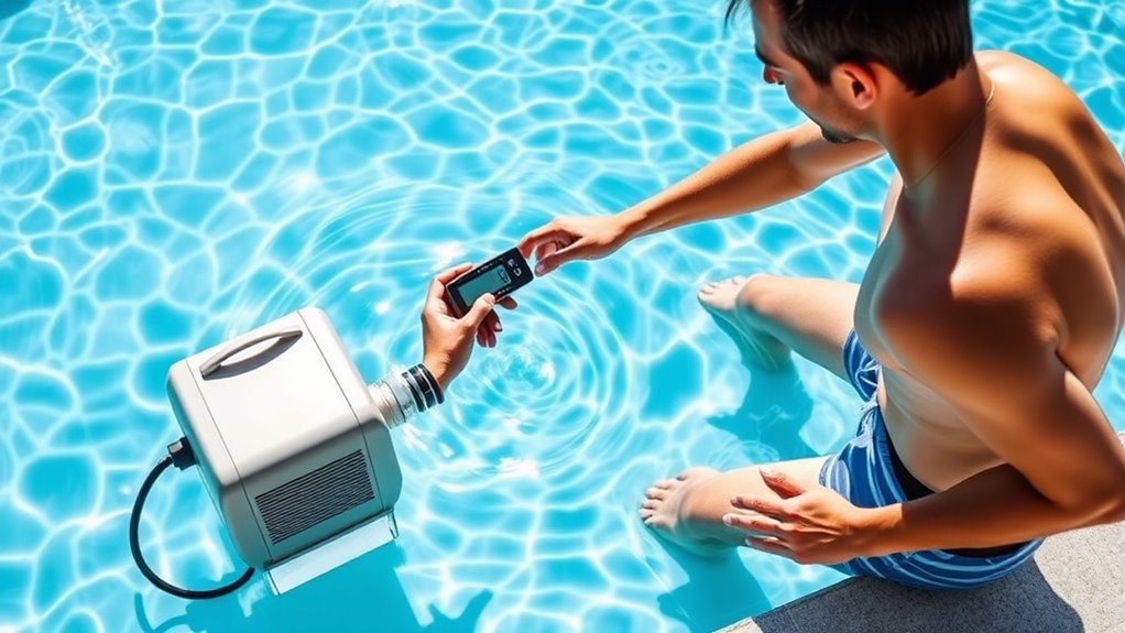 salt pool maintenance chlorine