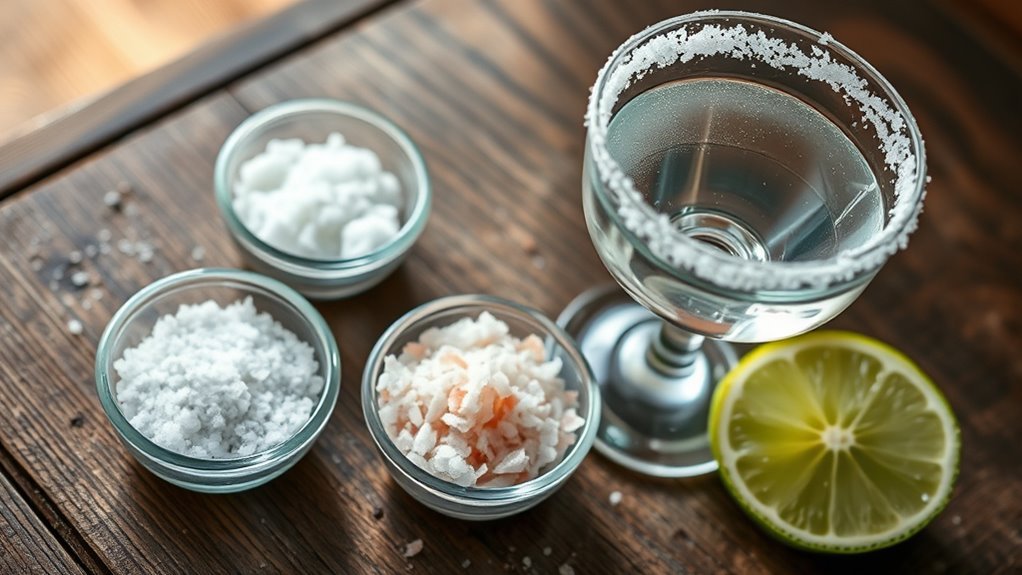 salt selection for margaritas