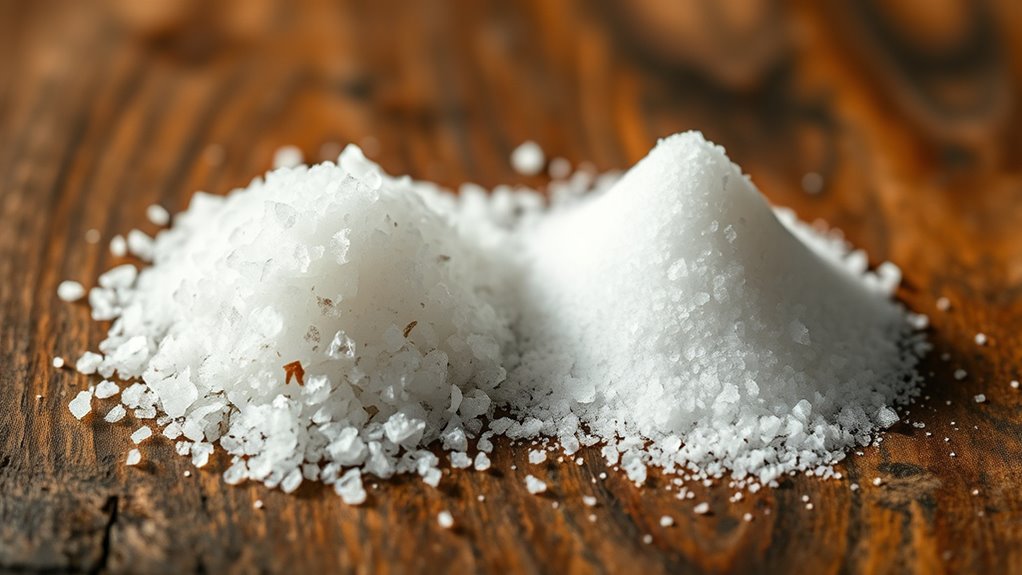 salt texture affects measurement
