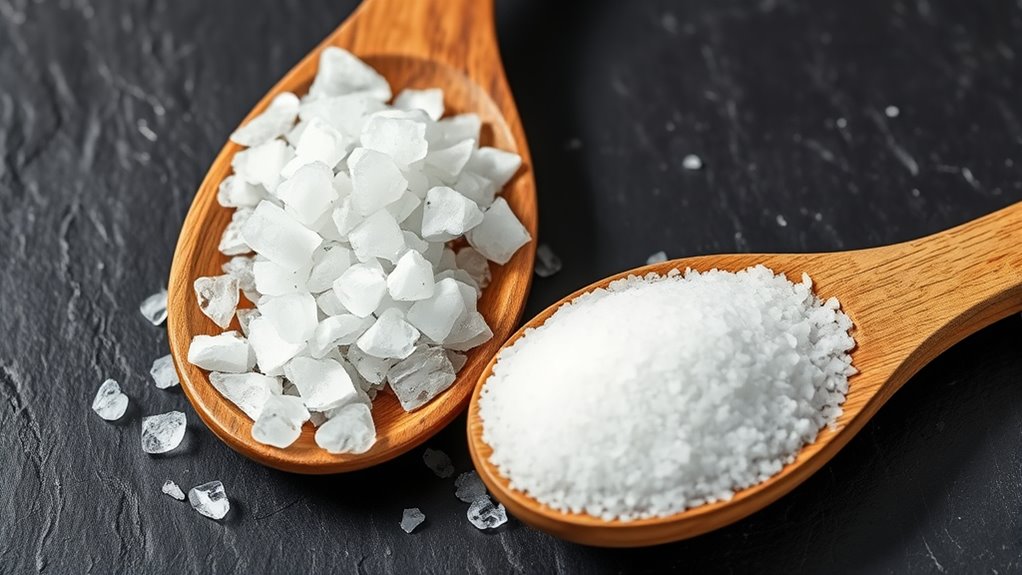 salt texture and flavor