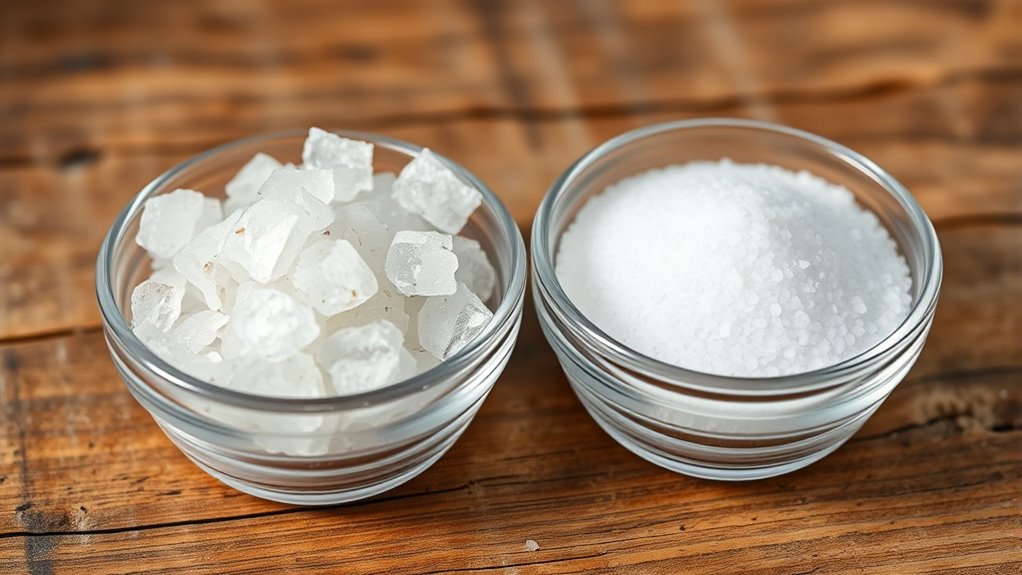 salt texture and measurement
