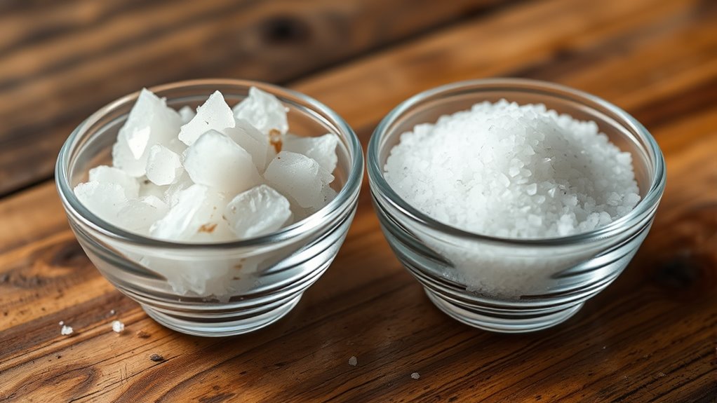 salt texture and purity