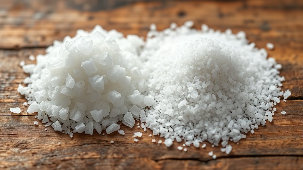 salt types affect preservation