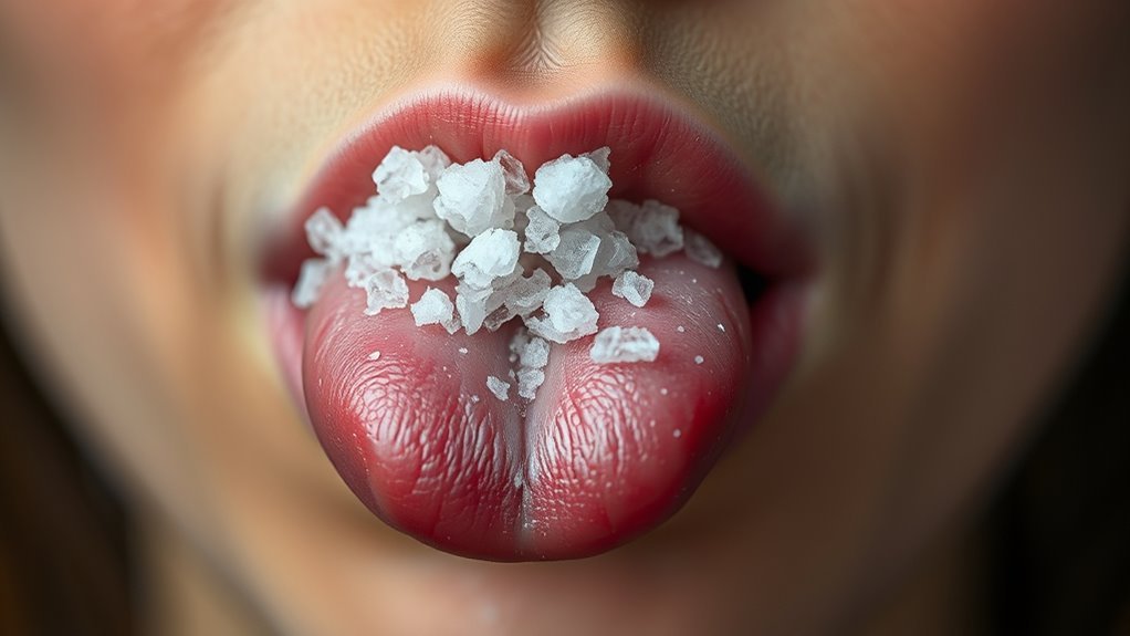 salt under tongue increases arousal