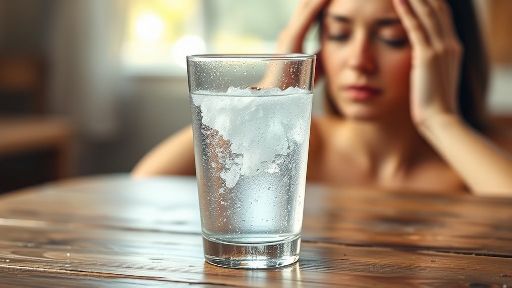 salt water alleviates headaches