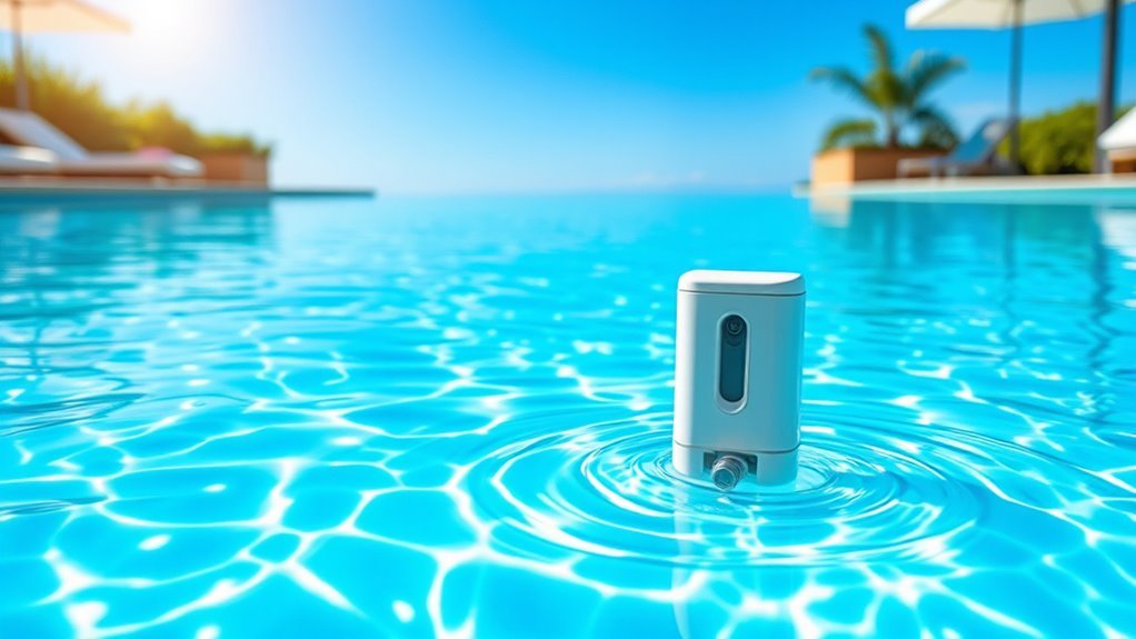 salt water pool chlorine