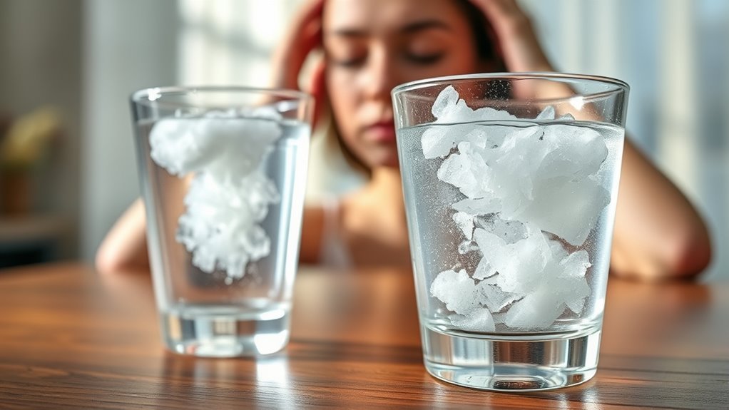 salt water relieves dehydration headaches