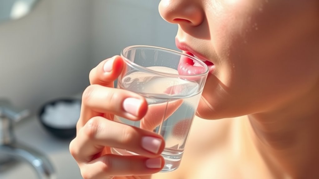 salt water rinse for healing