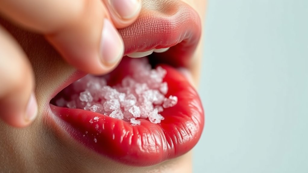 salt worsens canker sore pain