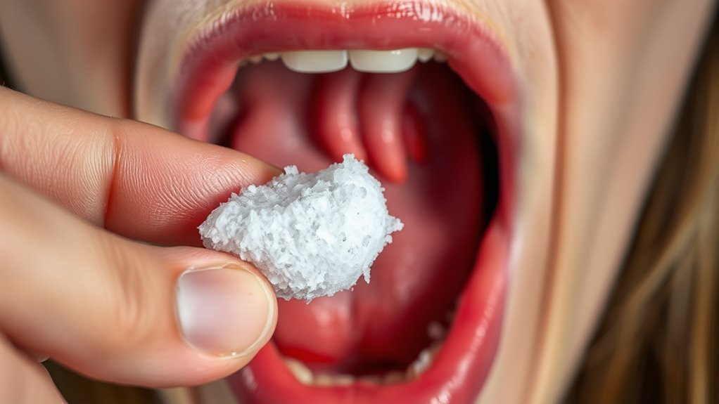 salt worsens canker sore pain