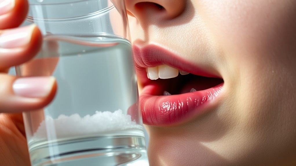 saltwater heals canker sores