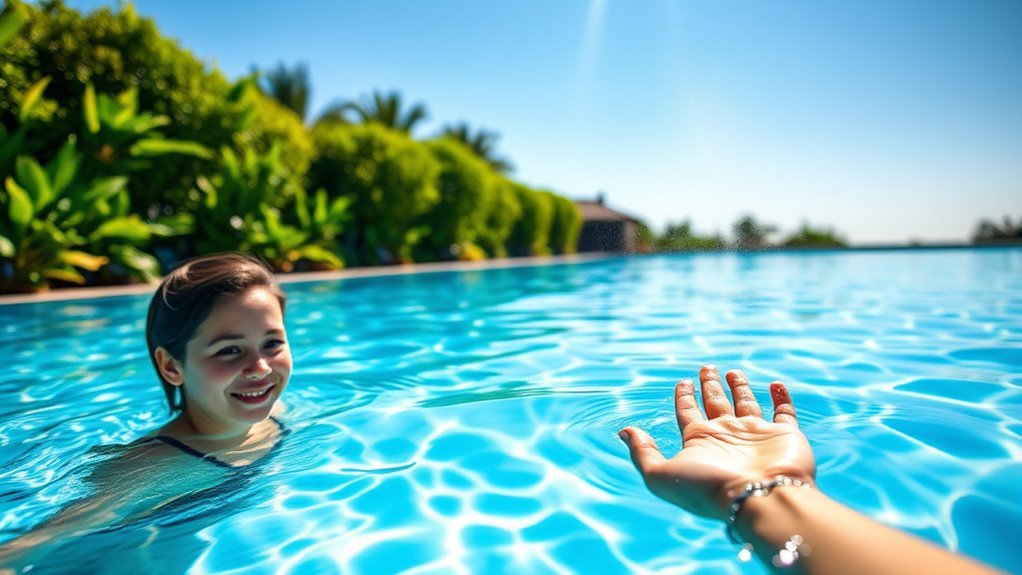 saltwater pools smell milder