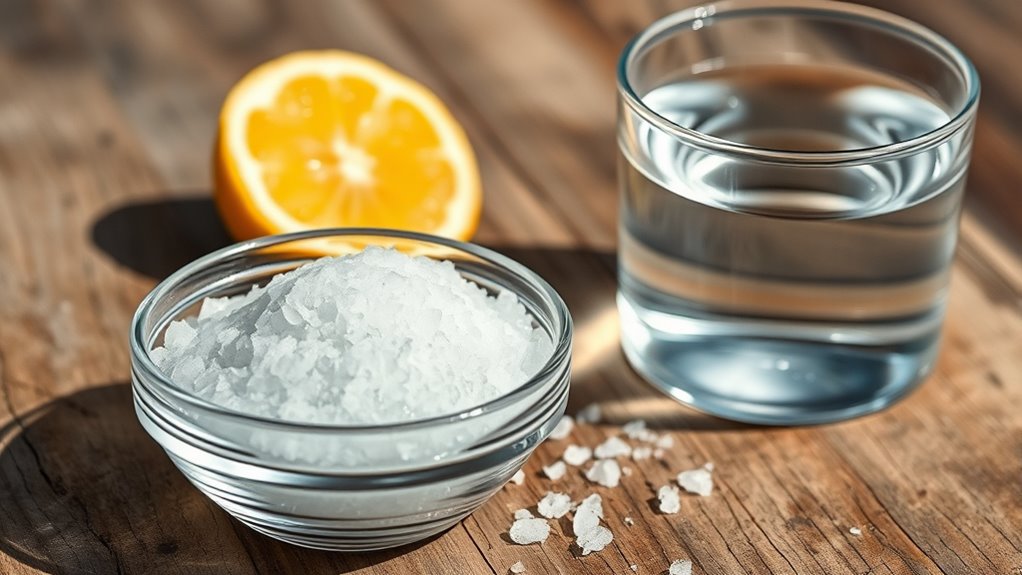 saltwater rinse promotes healing