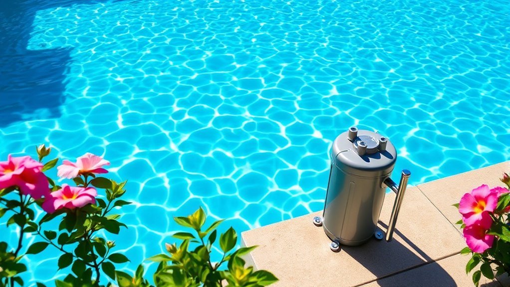 salty automatic pool sanitation