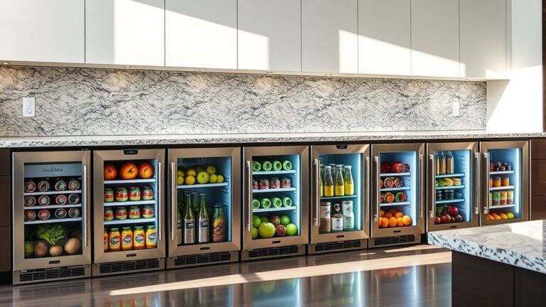 space saving under counter fridges