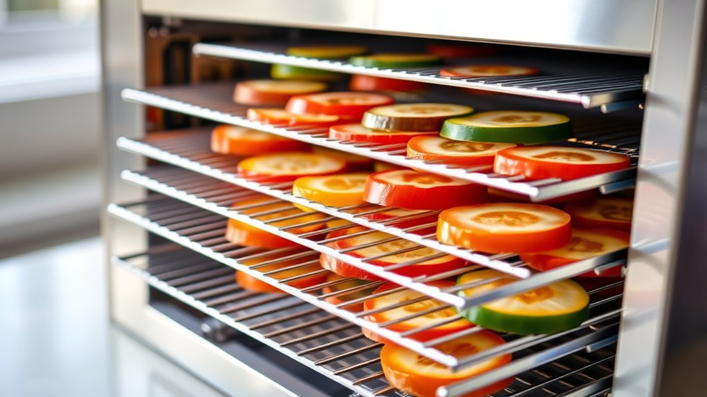 stainless steel tray features