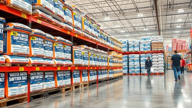 stores selling water softener salt