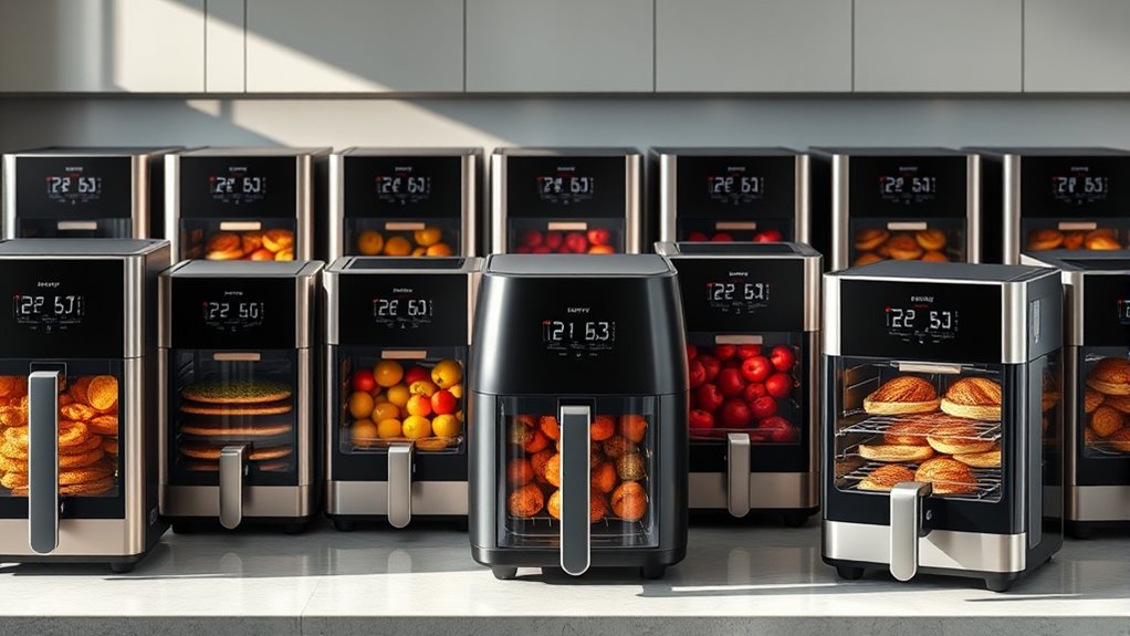 top air fryer dehydrator ovens