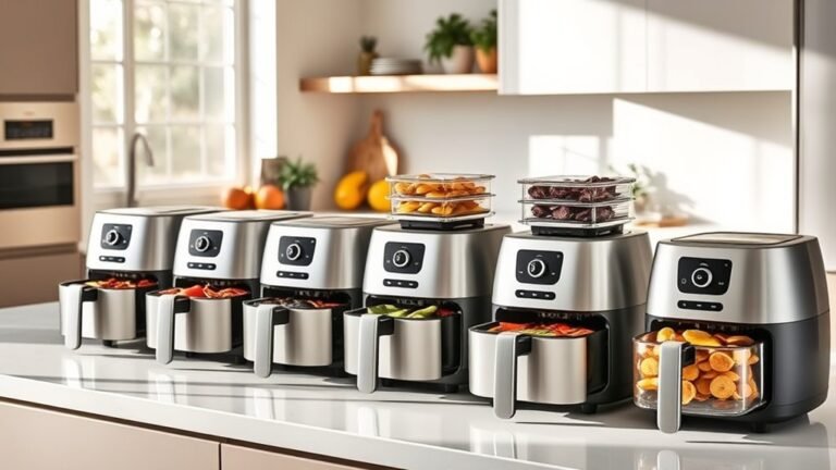 top air fryers dehydrator features